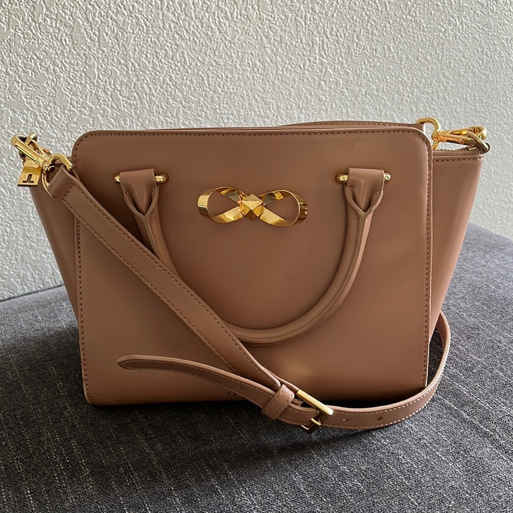 Ted Baker Bow Leather Shoulder Bag